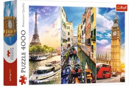 Trefl PUZZLE 4000 WYCIECZKA PO EUROPIE TREFL