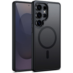 Etui hybrydowe matowy Magnetic MagSafe Samsung Galaxy S25