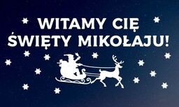 Witamy Cię Święty Mikołaju- wycinanka z kartonu