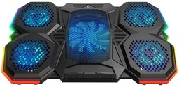 Rampage X-RANGER Podstawka chłodząca pod laptop 9-17'' RGB