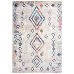 Dywan etno Denver Faa G025A white/dark blue