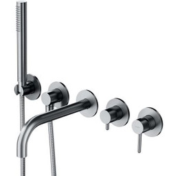 OMNIRES Bateria wannowa Y 5-otworowa podtynkowa z długa