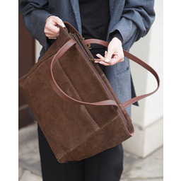 Torebka damska worek hobo bag skóra naturalna -