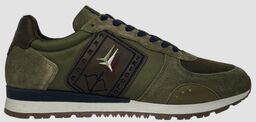 AERONAUTICA MILITARE Zielone sneakersy męskie Frecce Tricolori