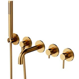 OMNIRES Bateria wannowa Y 5-otworowa podtynkowa z krótką