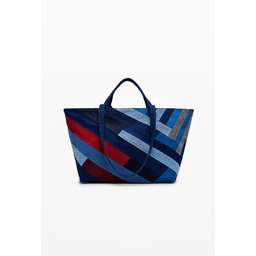 Torba z dżinsu w paski