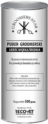 Puder groomerski na sierść miękką oraz średnią