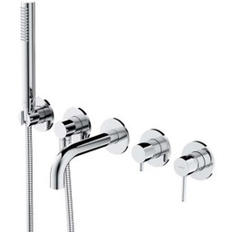 OMNIRES Bateria wannowa Y 5-otworowa podtynkowa z krótką