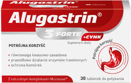 Alugastrin 3 Forte + Cynk, 30 tabletek