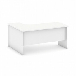 Narożne biurko MIRELLI, 140x120 cm, prawe, biały