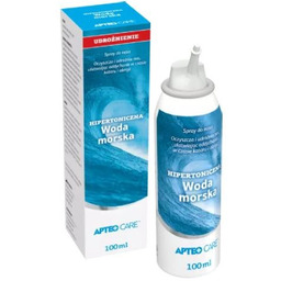 Wyrób medyczny, Apteo Care, Hipertoniczna woda morska, 100ml
