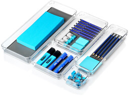 Organizer do szuflady GREY 5 szt.