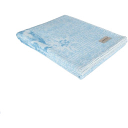Eskimo Pled bawełniany Rosi Turquoise