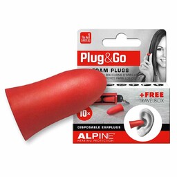 Alpine, Zatyczki stopery do uszu, Plug&Go, 10 szt.