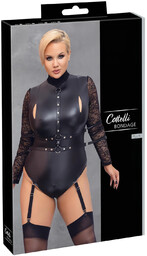 Cottelli Bondage Plus Size - koronkowe body