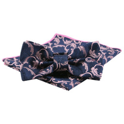 Męska Mucha z Poszetką w Zestawie - Alties