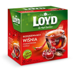 Herbata Loyd Rozgrzewająca Wiśnia z Kakaowcem i Chilli