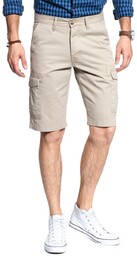Wrangler, Szorty męskie, Cargo Short Camel Washed W15Dhc49J,