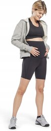 REEBOK LEGGINSY MATERNITY BIKE R.M/S CZARNE KRÓTKIE CIĄŻOWE