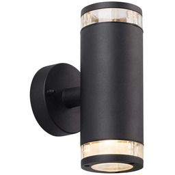 Nordlux - Birk Double Ścienna Lampa Ogrodowa Black