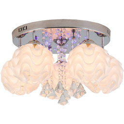 Plafon Sada 5xE14 biały/srebrny LP-119/5C - Light Prestige