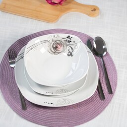 Serwis Obiadowy Komplet Talerzy 18EL. Zastawa Obiadowa Zestaw