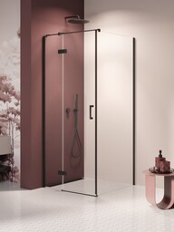 NEW TRENDY K-3711 Kabina NESTA BLACK 1D kwadratowa