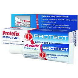 Protefix Dental Protect żel kojąco-regenerujący do dziąseł, 10