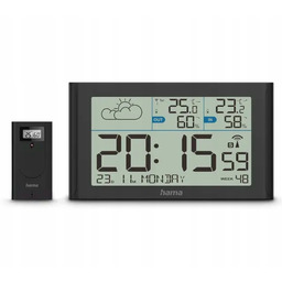 Stacja pogody Hama Sylt 222216 Alarm Budzik Zegar