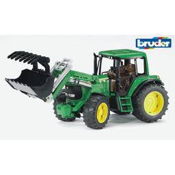 Bruder, Traktor John Deere 6920 z ładowarką czołową,