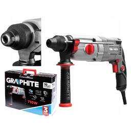 Graphite Młotowiertarka Sds+ 710W, walizka 58G537 2.6 J