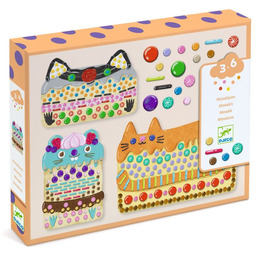 Zestaw artystyczny mozaiki dla maluchów Ciasteczka Djeco DJ00075