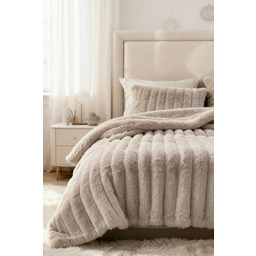 Spod Igły I Nitki Koc 220x240 Bunny taupe