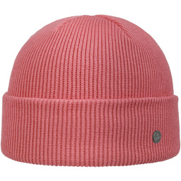 Czapka z Mankietem Basic by Lierys, koralowy, One