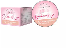 Apis RASPBERRY LIPS Cukrowy peeling do ust /