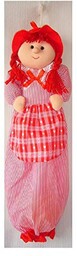 Duffi Home uchwyt na papier toaletowy, czerwony, 100%