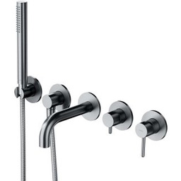 OMNIRES Bateria wannowa Y 5-otworowa podtynkowa z krótką