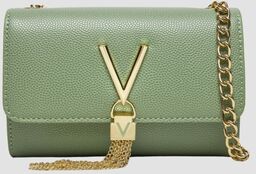VALENTINO Mała zielona kopertówka Divina Pochette