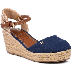 Buty damskie espadryle na koturnie sandały z odkrytą