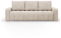 Kanapa z funkcją spania, Velluto, 227x97x87 cm, beżowy