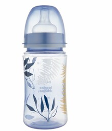 Canpol babies Butelka szerokootworowa EasyStart 240ml Gold blue