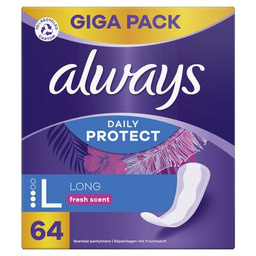 ALWAYS Wkładki higieniczne Daily Protect Long (64 sztuki)