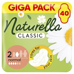 NATURELLA Podpaski Classic Normal Rozmiar 2 (40 sztuk)