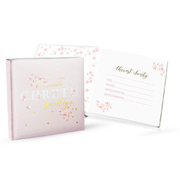 Album fotograficzny Chrzest Święty różowy - 30 kartek