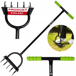 Aerator Rurkowy 25 cm Areator Wertykulator Ręczny Napowietrzanie