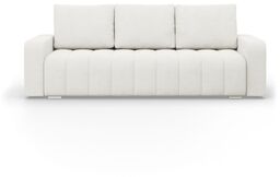 Kanapa z funkcją spania, Velluto, 227x97x87 cm, kremowy