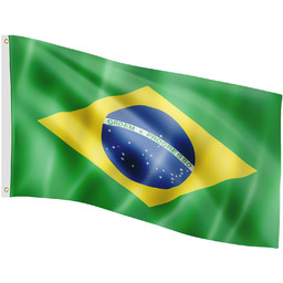 FLAGA BRAZYLII BRAZYLIJSKA 120x80 CM NA MASZT BRAZYLIA
