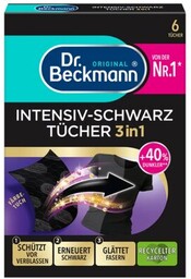 DR BECKMANN Chusteczki do prania przywracające czerń (6