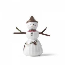 Kähler HAMMERSHØI CHRISTMAS Świąteczna Figurka - Bałwanek Dziewczynka