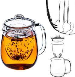 Dzbanek na herbatę Lyss z zaparzaczem 600ml